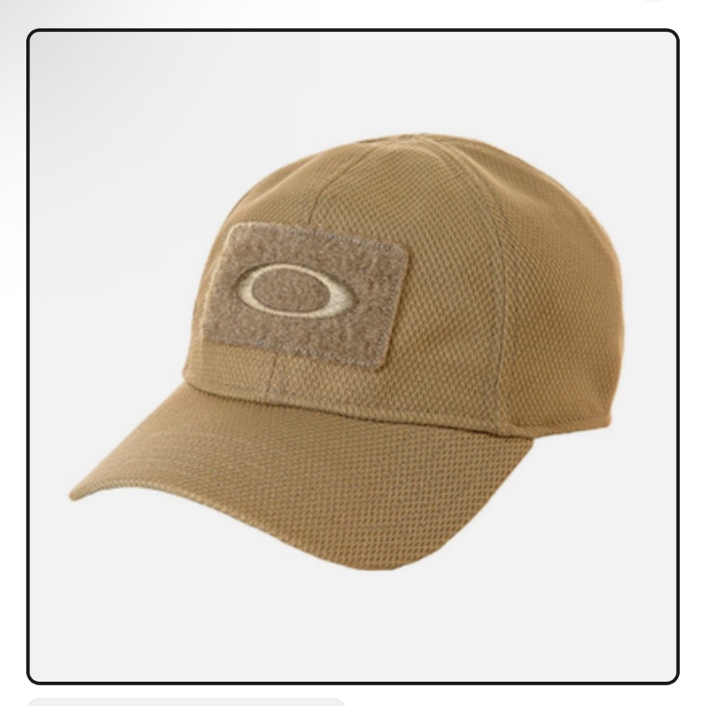 Oakley Si Hat Cap Elite Ellipse Logo S/M Coyote Desert Tactical Men